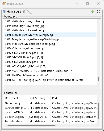indexing