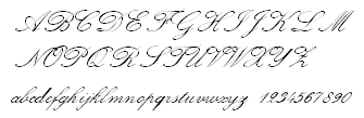 example Exmouth alfabet