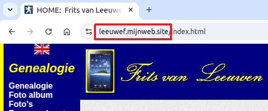 Website mijnweb.site Website