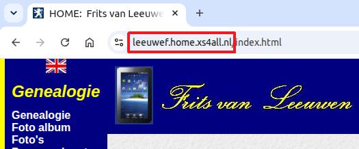 Website xs4all Website